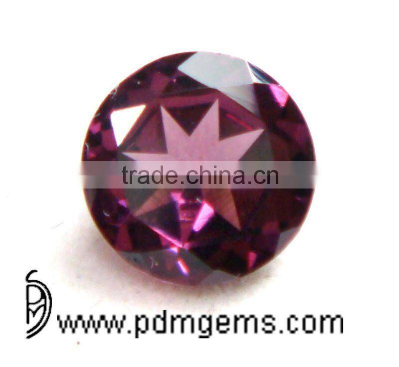 Top Quality Rhodolite Garnet Round Cut For Silver Pendant