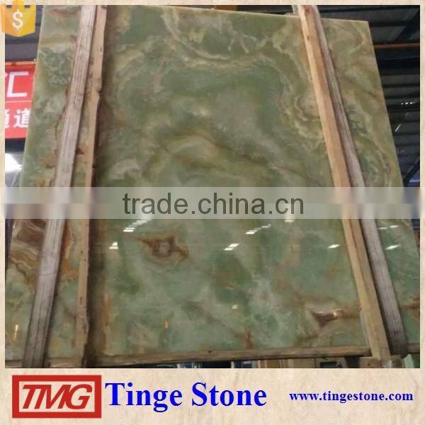 Factory Price Polished Green Onyx Marble Slab