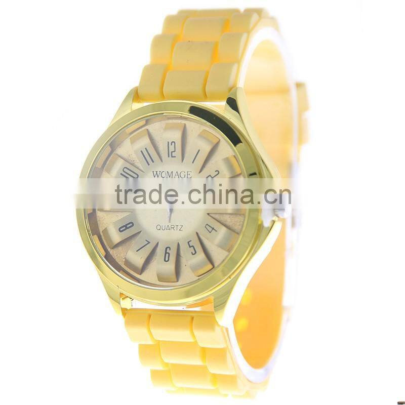 Colorful Silicone Jelly Gel Sport Wrist Watch, Chic Unisex Sports Wrist Watches Wholesale