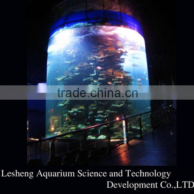big transparent acrylic cylinder aquarium with best price