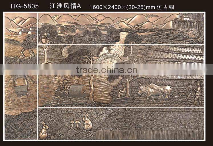 HG9054 2.4m high-quality low-price PU plain cornices mouldings