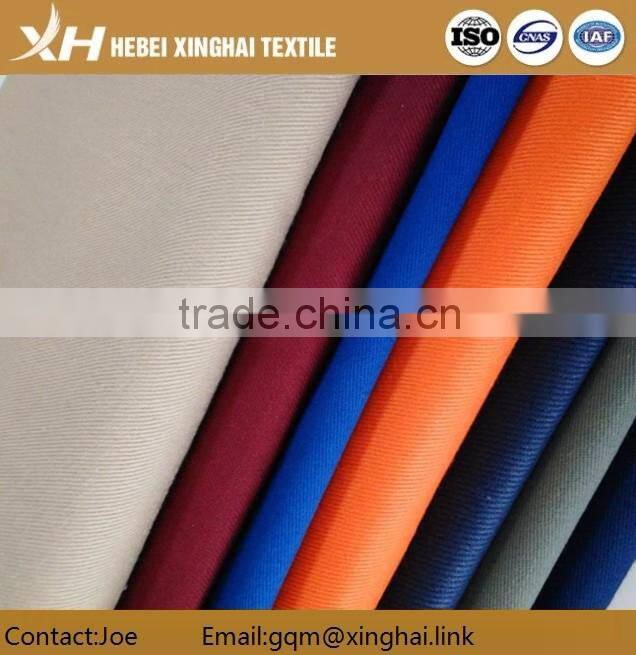 gots certified dyes 65% polyester 35% cotton dyed style tc fabric different fabric materials Worker uniform material