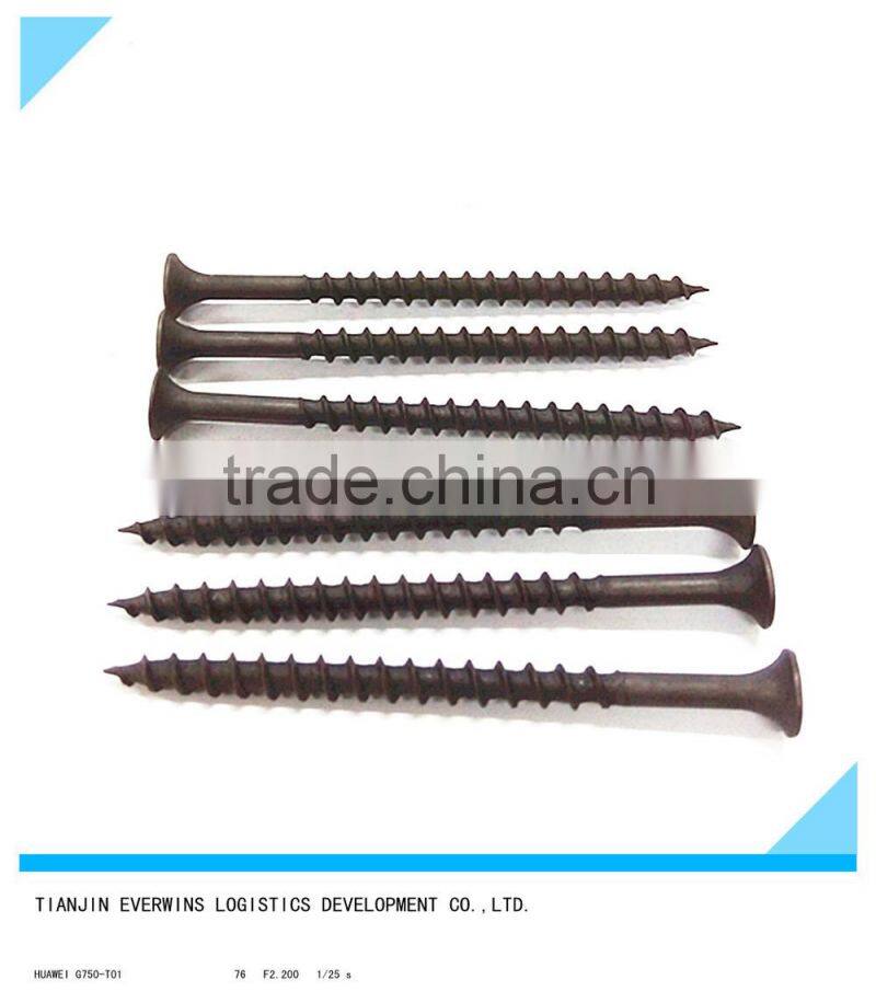 Phillips bugle head Grey phospated Coarse thread Chipboard Screws
