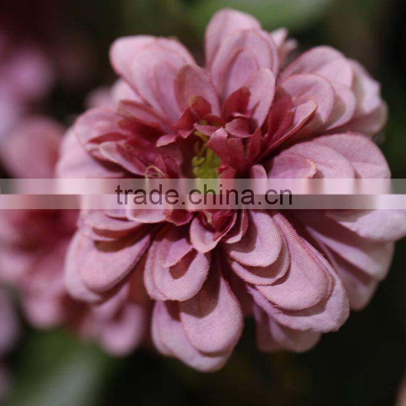 High quality artificial silk flowers bouquets for interior decoration with five head
