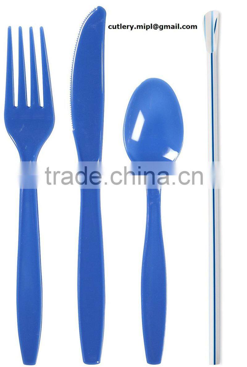 Disposable Tabletop manufacturer , High quality plastic spoon , all color cutlery