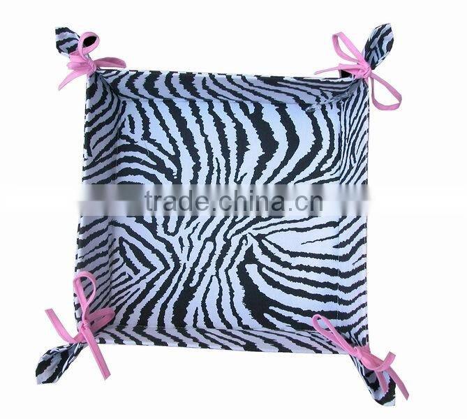 customized Logo promotional cotton folding basket