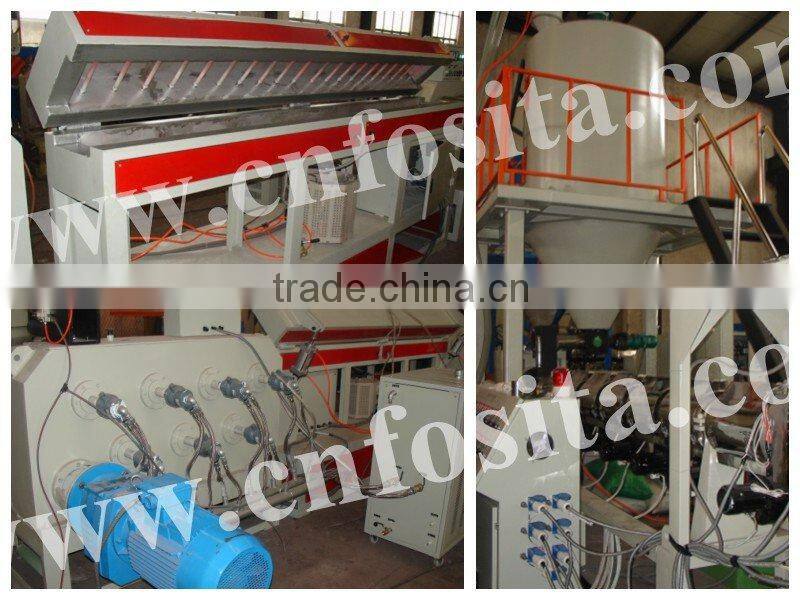 PP or PET bale strap production line