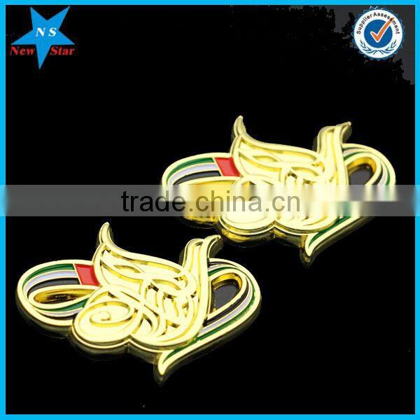 Metal lapel pin badge