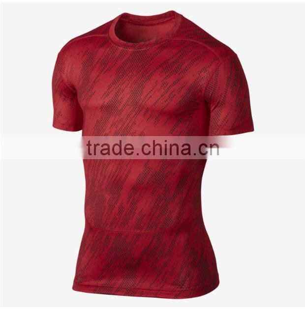 wholesale newest custom sublimated compression shirt