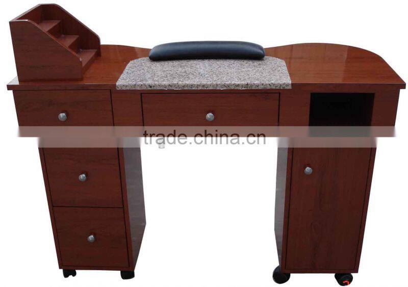 Wholesale glass manicure table for nail salon use