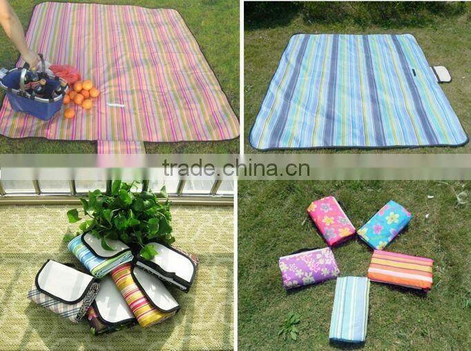 Outdoor waterproof folding picnic blanket / portable picnic blanket / camping &hiking picnic mat