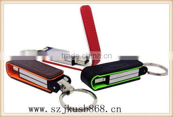 Discount beautiful oem new style leather usb flash device