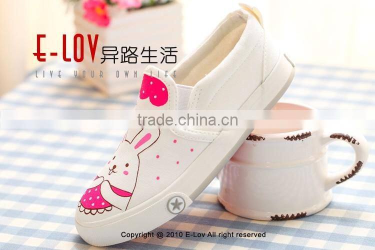 NO.XW009 White canvas slip-on shoes wholesale/Kids canvas shoes/Cheap canvas shoes