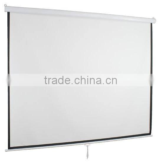 Excellent Quality Convenient Helpful Manual Pull Down Projector Screen