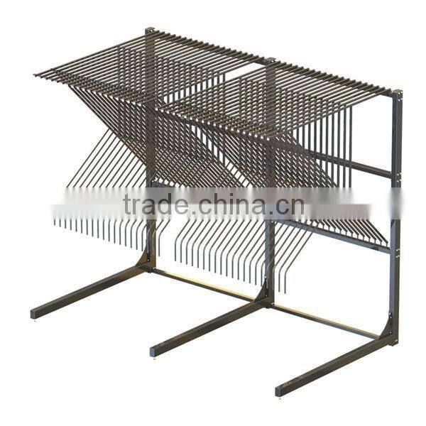 new design for rotating swivel arm foldable arm rug rack