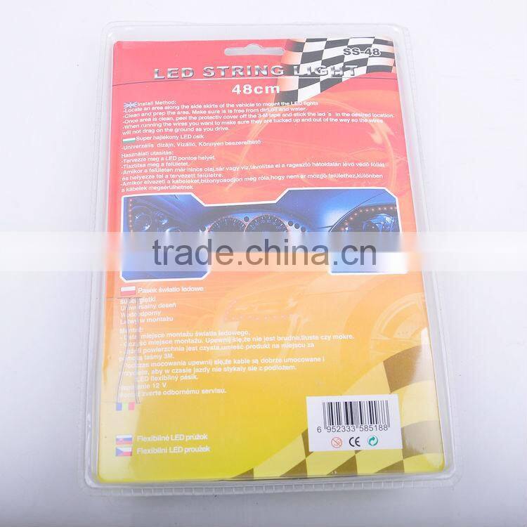 12v 3mm dip waterproof flexible led strip light