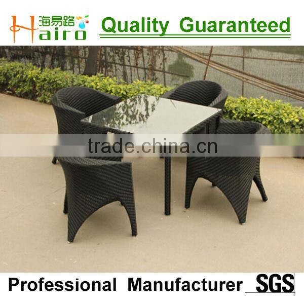 synthetic outdoor rattan table and chair