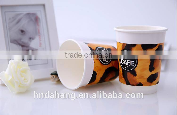 Custom made biodegradable disposable restaurant cups with logo printed
