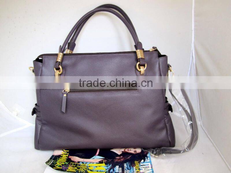 New design Ladies big office handbag fashion brifecase zipper closure shopper bag