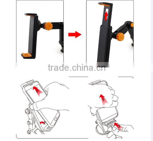 Latest Patent Item Universal Tablet Pc Car Holder for ipad Car Holder Rotating Tablet pc Mount Holder