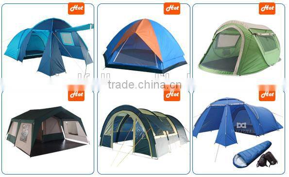 Double Layer 4 Person Family Camping Tunnel Tent