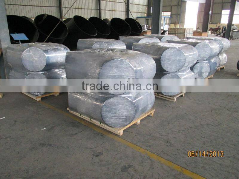 mild steel pipe fittings seamless carbon steel tee