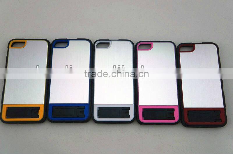 hot selling tpu bumper + matte pc backside case for iphone 5