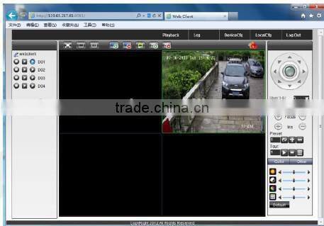 Onvif Linux Embeded 4ch 960H Cctv Dvr Recorder H264 4ch Cloud Technology Hot Sale !