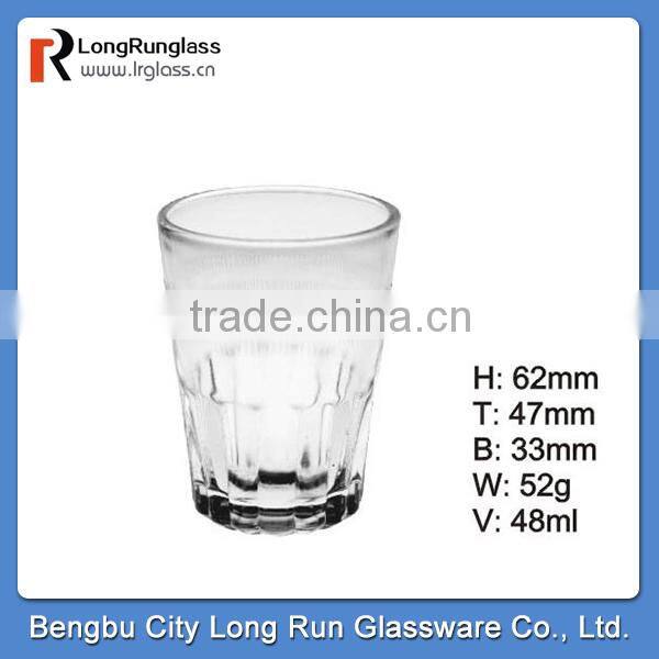 LongRun 56ml clear unbreakable glass cup&shot glassware sets wholesale