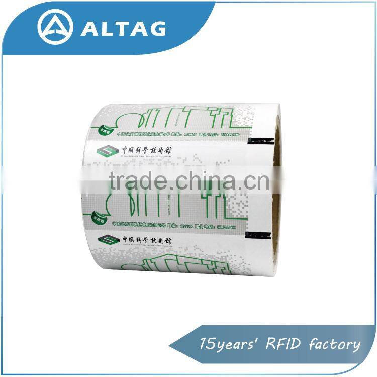 High quality UHF rfid smart label for entrance ticket printing