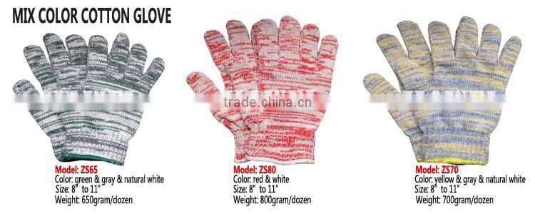 Made in China Best Whie PU Dipped Work Glove/Guantes 0136