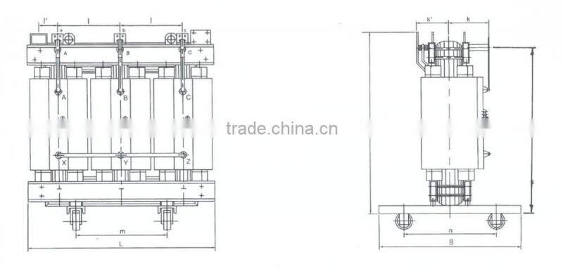 dry type grounding transformer Dry type transformer 10 kv SCB(10)