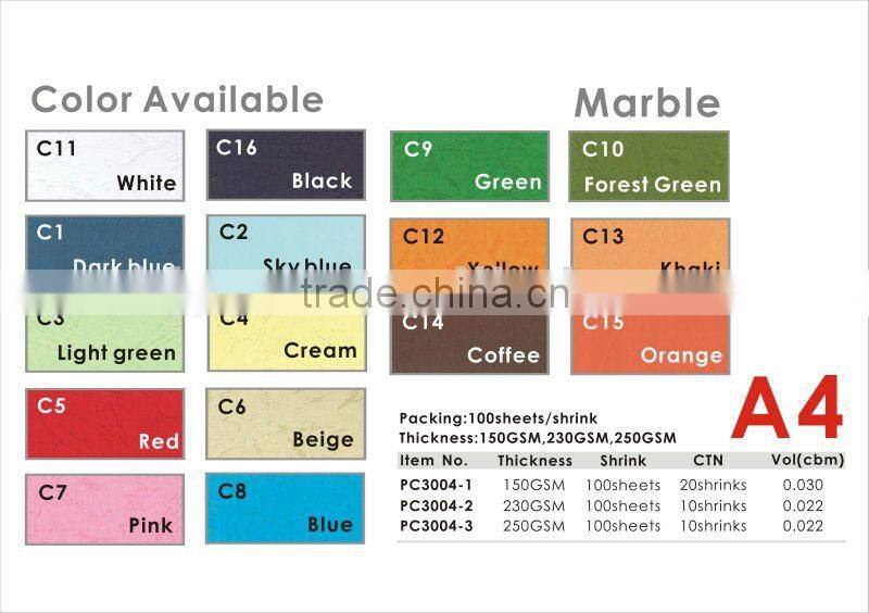 Hot sale A4 paper binding book cover