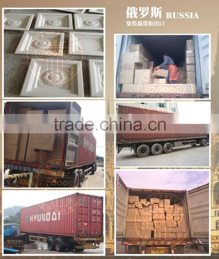 Factory Price PU Foam Carved Crown Cornice Mouldings