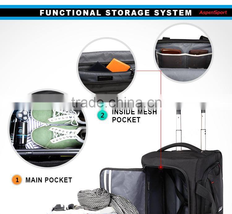 New arrival brand trolley school bag trolley travel bag