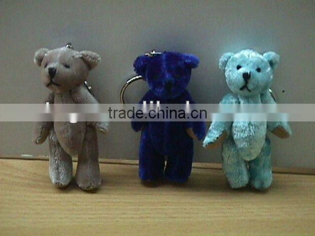 6cm Mini Plush joined Teddy Bear & Movable Arm / Leg
