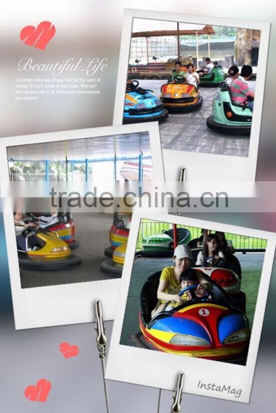 Top quality indoor game car Dodgem double seats childrern electric bumper cars