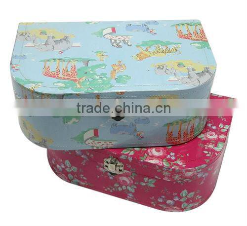 Hot Quality Customized Made paper suitcase wholesale (ZD2014-M002)