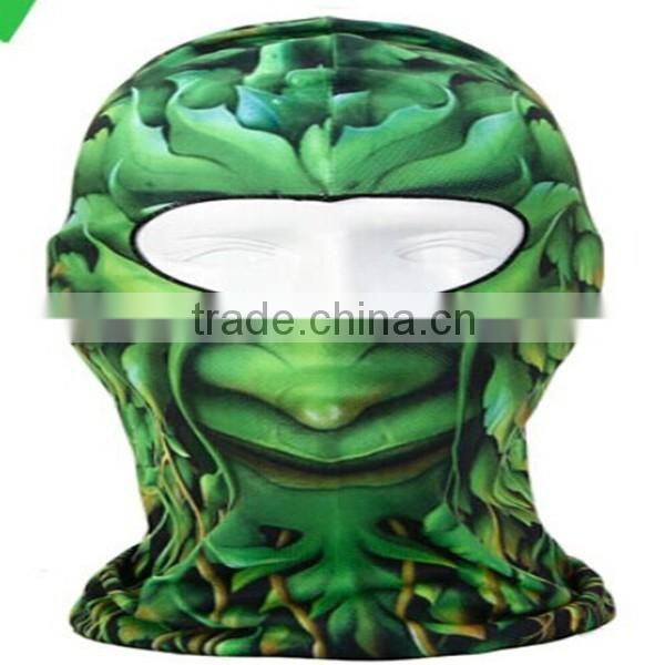 2015 New Fashion Men Multifunction Mask Cap Balaclava One Holes 100% Acrylic Hats Neck Warm Hood Outdoor
