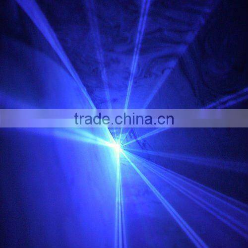 Blue laser light projector animation laser show