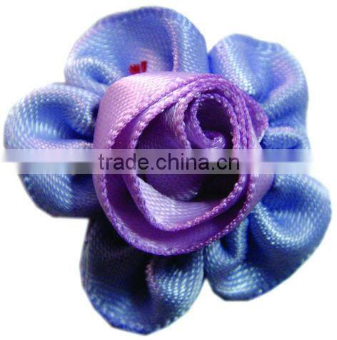 Good Qulaity Small Organza Flowers For Clothes/Little Flowers For Girls' Hair Clips