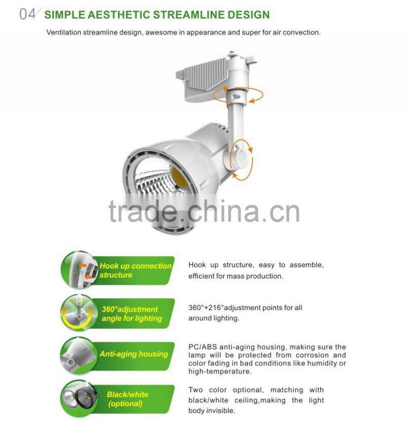 High Quality COB 20w led track light