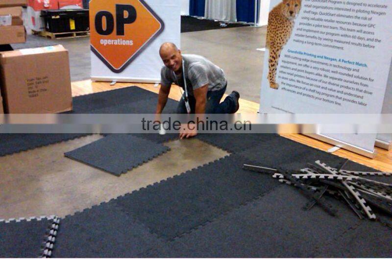 Popular Gym soft carpet top EVA Mat/carpet top eva floor tiles