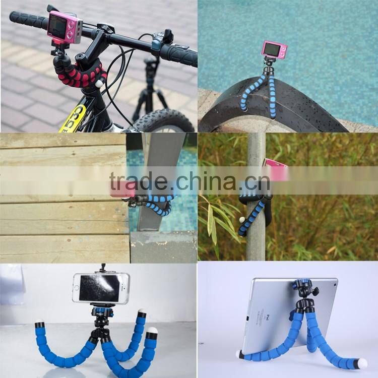 Fotopro industrial 360 degree travel pocket for camera & phone aluminum and foam material table octopus flexible mini tripod