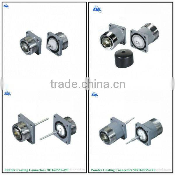Powder Coating/Painting Albaloy Plating with Flange Mount Din 7/16 Connector