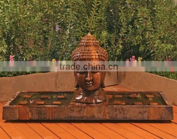 tiered backyard water fountain