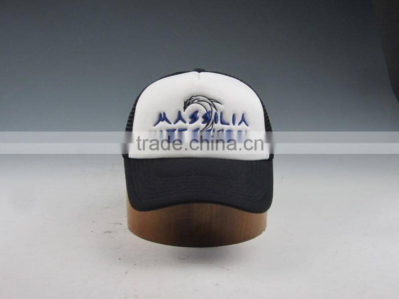 100% polyester embroidery trucker hat