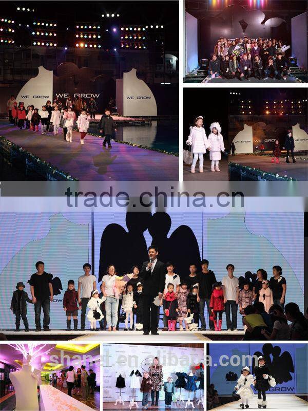 COTTON BLEND PLEATED KILT