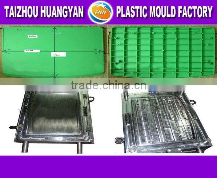 Foldable plastic table mould