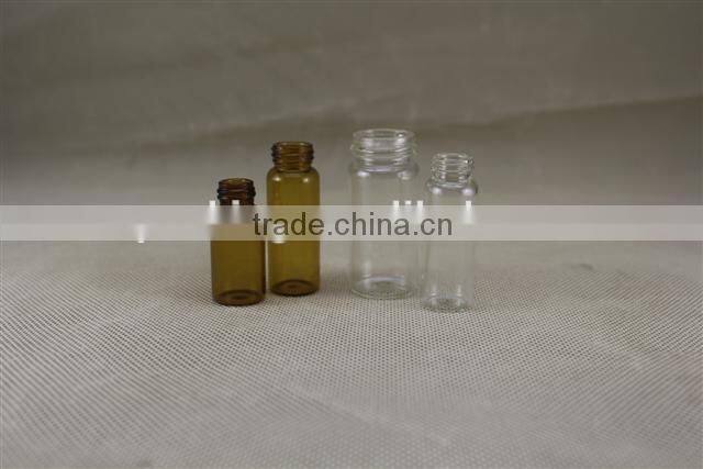 amber autosampler 3ml bottle for laboratory